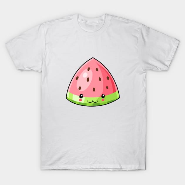 Kawaii watermelon fruit T-Shirt by Japanese Designs